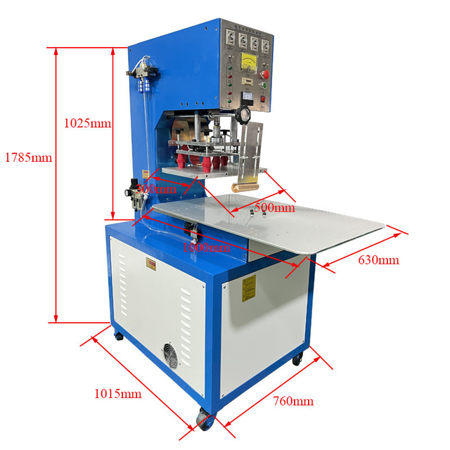 Rotary Turntable High Frequency Plastic Blister Paper PVC Packaging Welding Sealing Machine 8000W