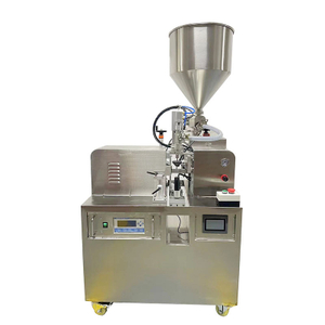 Ultrasonic Plastic Filling And Sealing Cutting Machine for Welding Sealing And Packaging Face Cream Tube