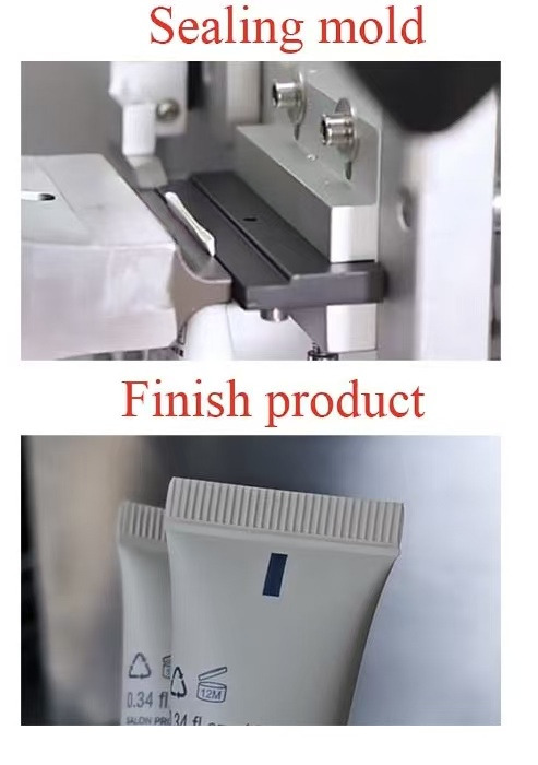 Ultrasonic Plastic Filling And Sealing Cutting Machine for Welding Sealing And Packaging Face Cream Tube